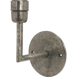 Base Vägglampa Rustik silver