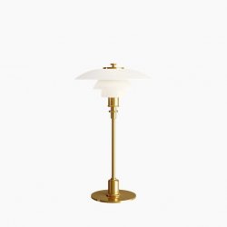 Bordlampa PH 2/1, Metalliserad mässing