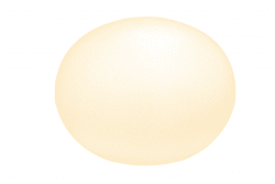 Globus 24cm Bordslampa Opalvit