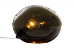 Globus 24cm Bordslampa Rökgrå