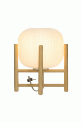 Vinda 29cm Bordslampa Trä/Opalvit