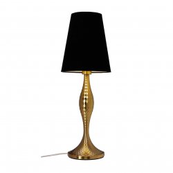 ALLADIN BORDSLAMPA BORSTAD MÄSSING/SVART SKÄRM