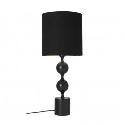PRAKT BORDSLAMPA SVART/SVART SKÄRM