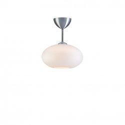 Bullo Plafond aluminium/opal glas