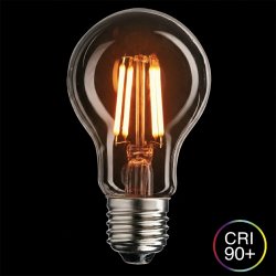 WARM GLOW Normal Klar LED E27 6W Dimbar