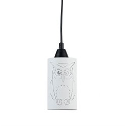 Ugglan Fönsterlampa Vit 