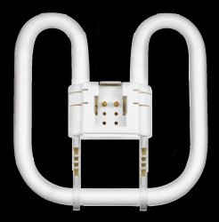 2D lysrör 2-pin GR8 16W 830