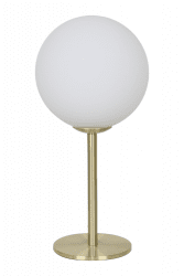 Molekyl Bordslampa Matt mässing/Opalvit