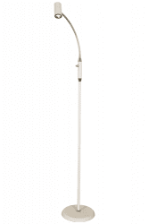 Gusto Golvlampa Vit/Krom