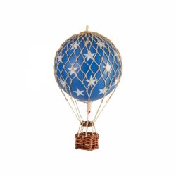 Luftballong Floating The Skies, Blue Stars. 8,5 cm