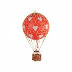 Luftballong Floating The Skies, Red Hearts. 8,5 cm