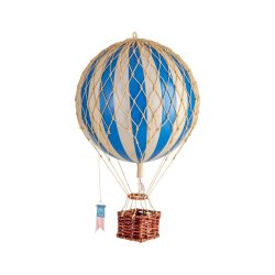 Luftballong Travels Light, Blå. 18 cm