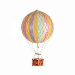 Luftballong Travels Light, Pastell. 18 cm