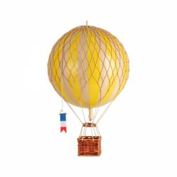 Luftballong Travels Light, Gul. 18 cm