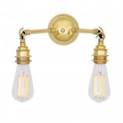 Vägglampa Arrigo, Polished Brass 