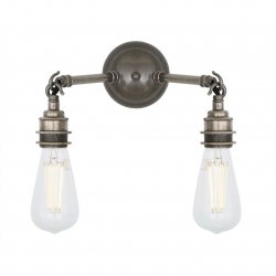 Vägglampa Arrigo, Antique Silver 