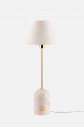 Gino 20 Bordslampa Beige travertin