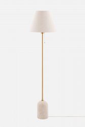 Gino 37 Golvlampa Beige travertin