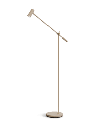 Cato Golvlampa nougat/mässing