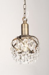 ISABELLE D11 Fönsterlampa Antikmässing