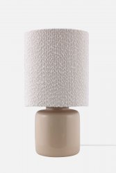 Florian 20 Bordslampa Vit bouclé/Beige