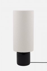 Florian 30 Golvlampa Vit bouclé/Svart