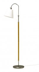 Golvlampa Tullgarn Enkel, Råjärn/Ek 