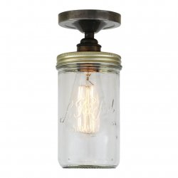 Takspot Jam Jar, Antique Brass 