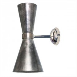 Vägglampa Amias, Antique Silver 