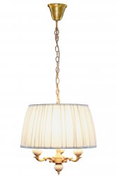 TOULOUSE Taklampa Guld/Naturvit