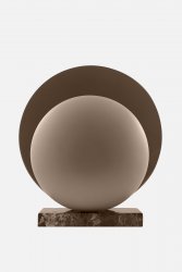 Orbit Bordslampa Mocha/Brun marmor