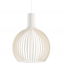 Taklampa Octo, Vit