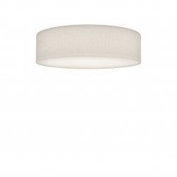Soft Plafond Ø44 vit linne
