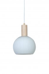 LAPPONIA Fönsterlampa Trä/Vit