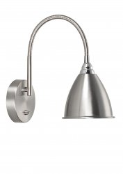 Vägglampa Smögen, Nickel 