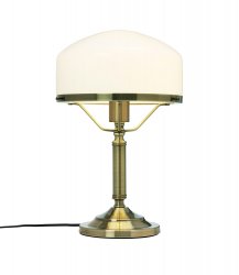 Ditmar Bordslampa Antikmässing/Opal