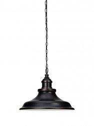 New Haven 45cm Taklampa Antik svart