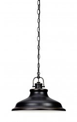 New Haven 37cm Taklampa Antik svart
