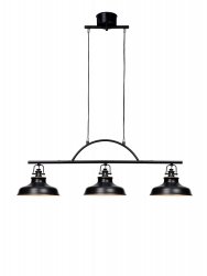 New Haven 3:a Taklampa Antik svart