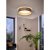 MASERLO 2 Plafond Taupe/Guld