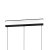 Tabley 3:a Taklampa Svart/Beige
