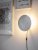 Fullmoon 25cm Vägglampa Silver