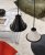 Detalj av Belle Pendel Ø15 glossy black