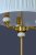 TOULOUSE Golvlampa Guld/Naturvit