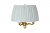 TOULOUSE Golvlampa Guld/Naturvit
