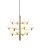 Gil Krona 12 satin brass/opal glas