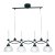 Florens Taklampa Antik svart