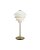 Valencia Bordslampa mattvit/mässing