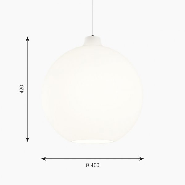 Taklampa Wohlert 400.