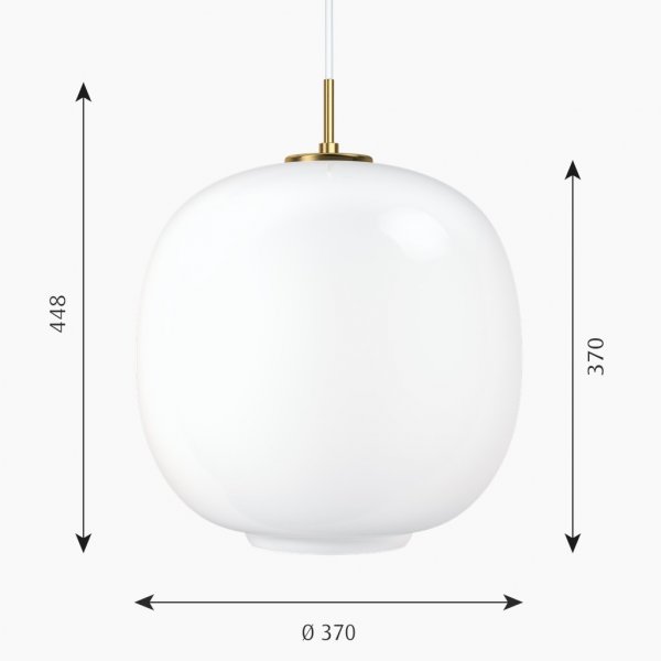 Taklampa VL45 370 Radiohuspendel